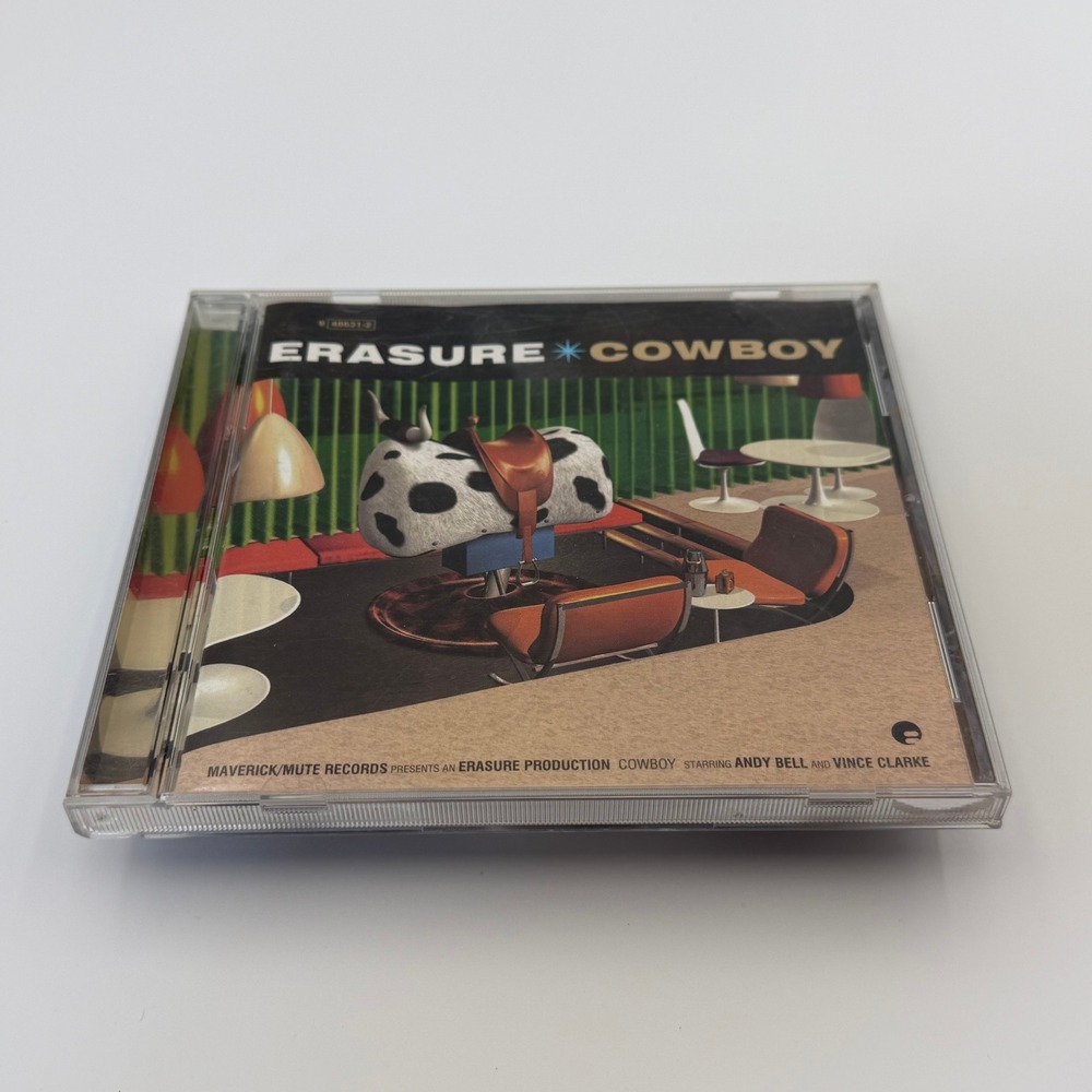 Erasure Cowboy CD 1997 Maverick Mute Records Synth Pop Andy Bell Vince Clarke
